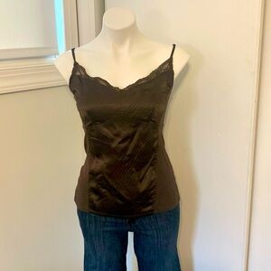 Brown camisole with embellishments